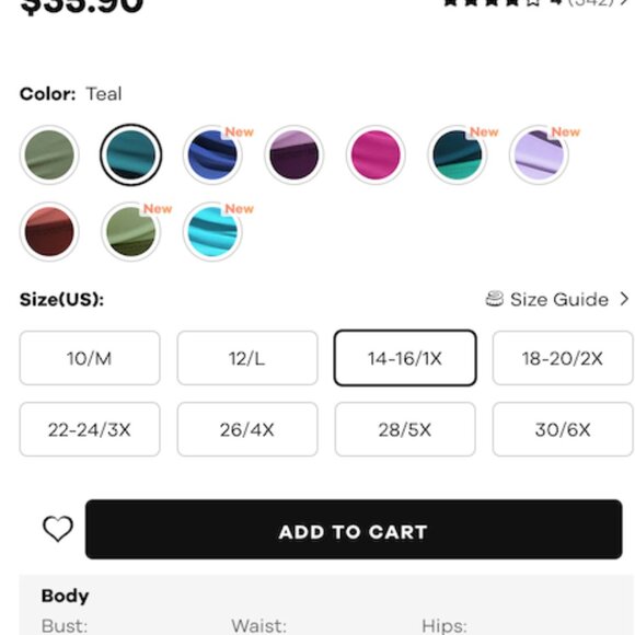 BloomChic Teal and Black One-Piece Swimsuit - Picture 3 of 3